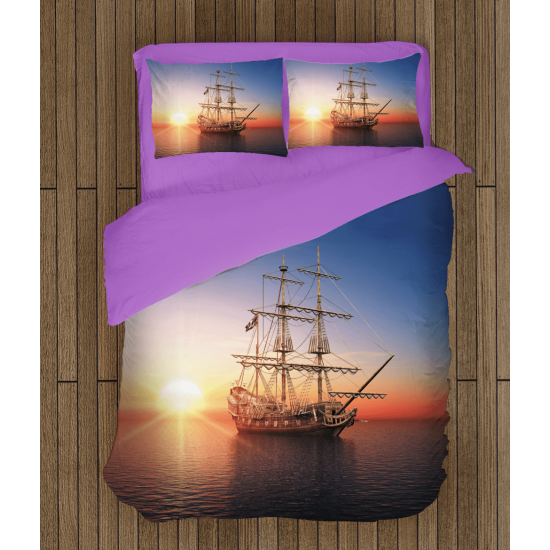Povlečení s přikrývkou- Little Ship