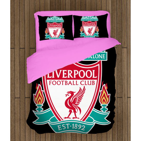 3D povlečení s přikrývkou - Liverpool Black