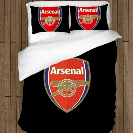 3D povlečení s přikrývkou - Arsenal Black