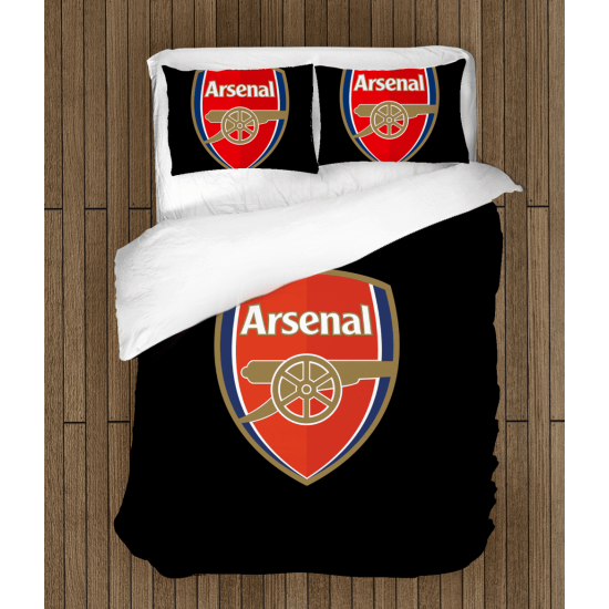 3D povlečení s přikrývkou - Arsenal Black
