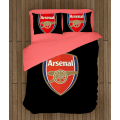 3D povlečení s přikrývkou - Arsenal Black