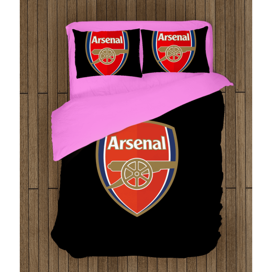 3D povlečení s přikrývkou - Arsenal Black