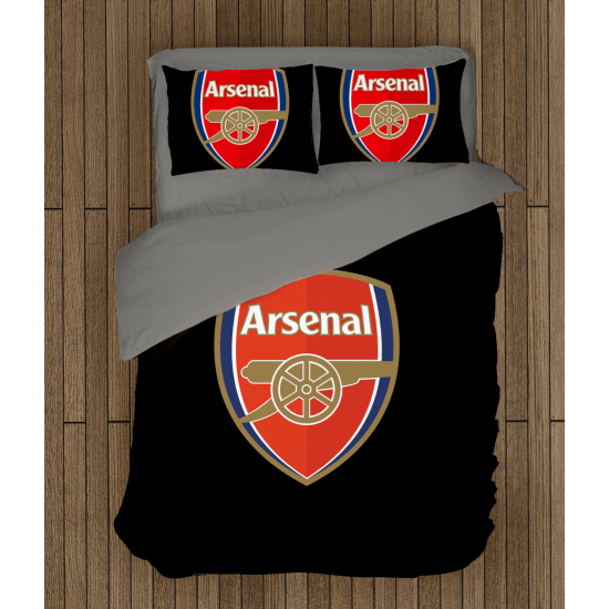 3D povlečení s přikrývkou - Arsenal Black