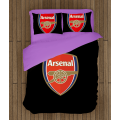 3D povlečení s přikrývkou - Arsenal Black