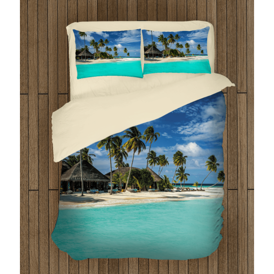 3D povlečení s přikrývkou - Maldives
