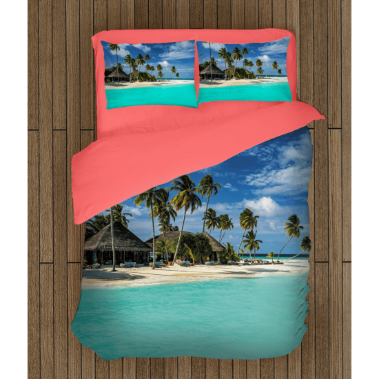 3D povlečení s přikrývkou - Maldives