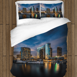 Povlečení s přikrývkou - Night In San Diego