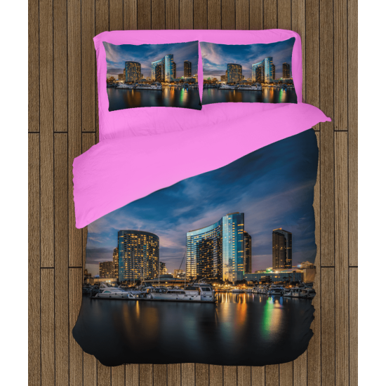 Povlečení s přikrývkou - Night In San Diego