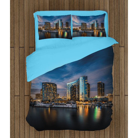 Povlečení s přikrývkou - Night In San Diego