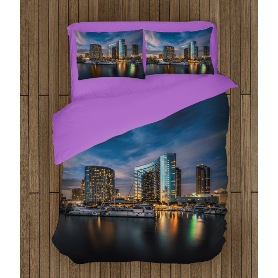 Povlečení s přikrývkou - Night In San Diego