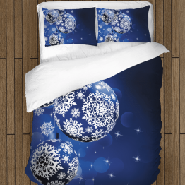 Vánoční povlečení s přikrývkou - Christmas Balls