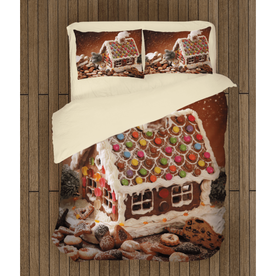 Vánoční přikrývka - Christmas Candy House