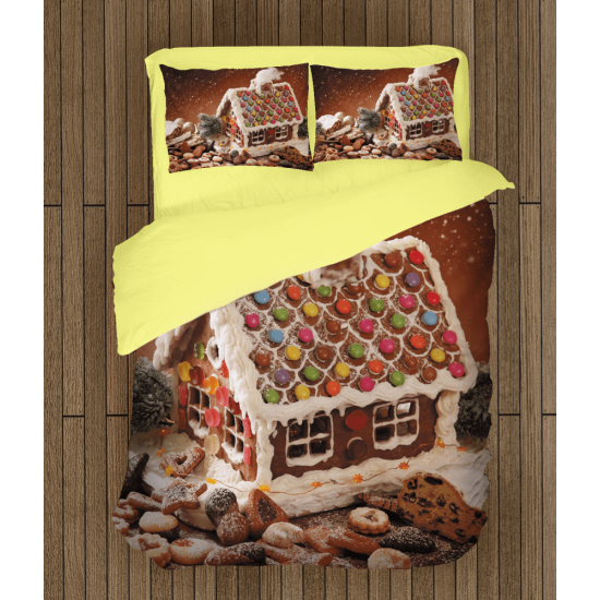 Vánoční přikrývka - Christmas Candy House