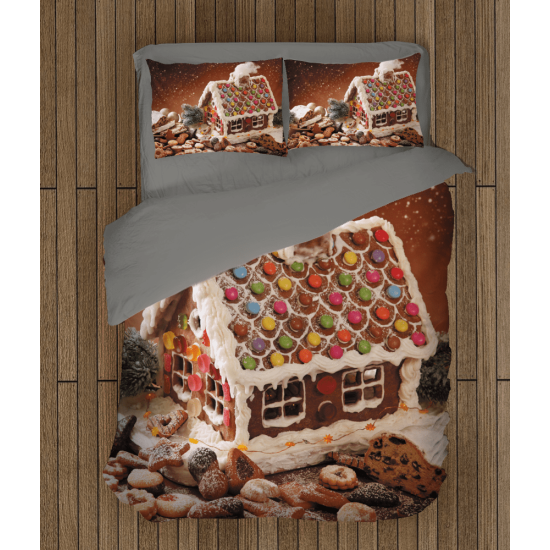 Vánoční přikrývka - Christmas Candy House