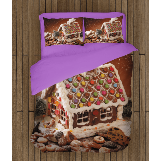 Vánoční přikrývka - Christmas Candy House