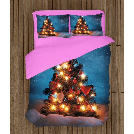 Vánoční povlečení s přikrývkou - Shiny Christmas Tree