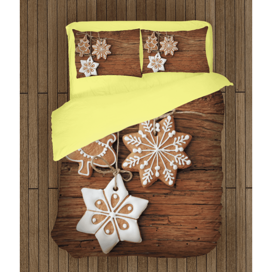Vánoční povlečení s přikrývkou - Christmas Cookies
