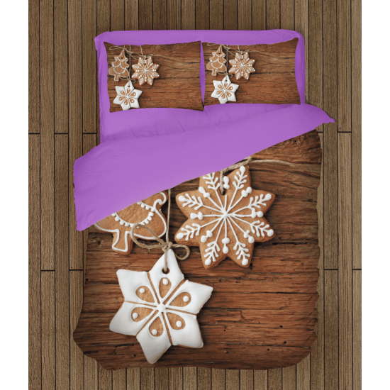 Vánoční povlečení s přikrývkou - Christmas Cookies