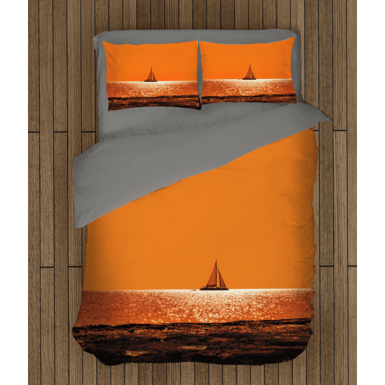 Povlečení s přikrývkou - Sunset Boat