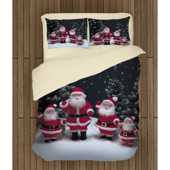 Ložní souprava - Santa Claus Figurines