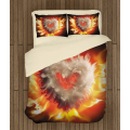 3D povlečení s přikrývkou - Burning heart