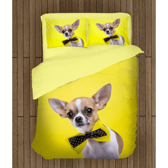 3D povlečení s přikrývkou - Chihuahua dog