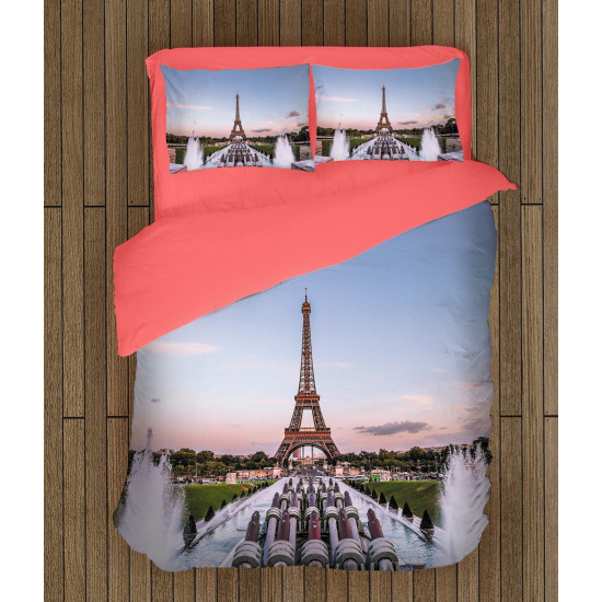3D povlečení s přikrývkou - Eiphel Tower