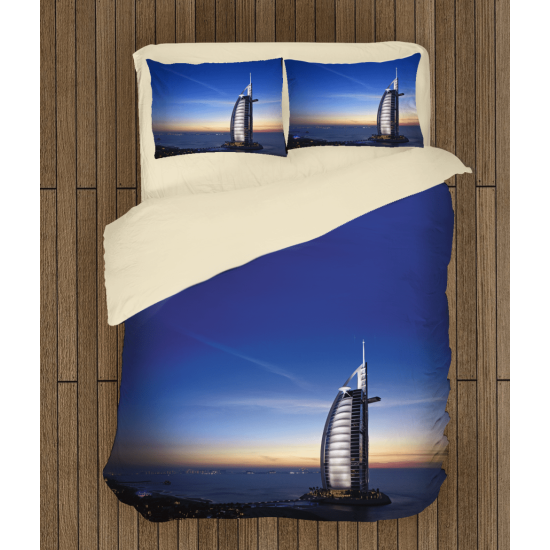 3D povlečení s přikrývkou - Dubai