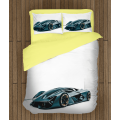 Povlečení s přikrývkou - Lamborghini White Background
