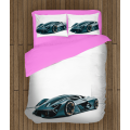 Povlečení s přikrývkou - Lamborghini White Background