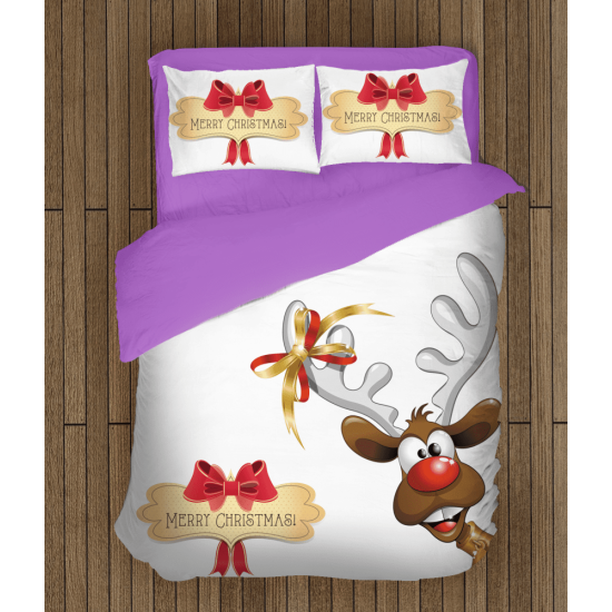 Vánoční povlečení s přikrývkou - Merry Christmas