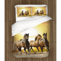 3D povlečení s přikrývkou - Horse Sunset