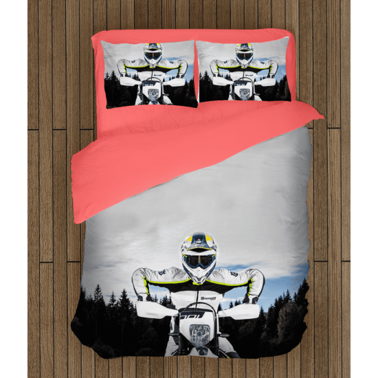 Povlečení s přikrývkou - Motorcycle Husqvarna