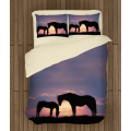 3D povlečení s přikrývkou - Horses