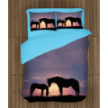 3D povlečení s přikrývkou - Horses