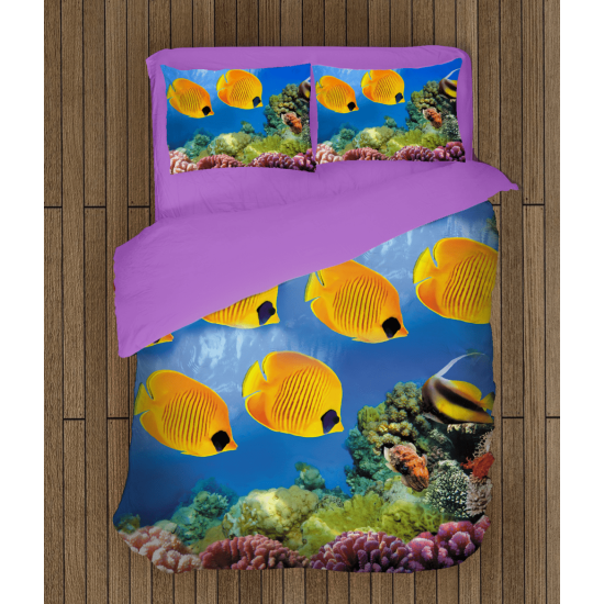 3D povlečení s přikrývkou - Sea Motives