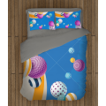 3D povlečení s přikrývkou - Abstract Cyrcles 