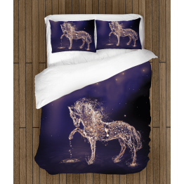 3D povlečení s přikrývkou - Water Horse