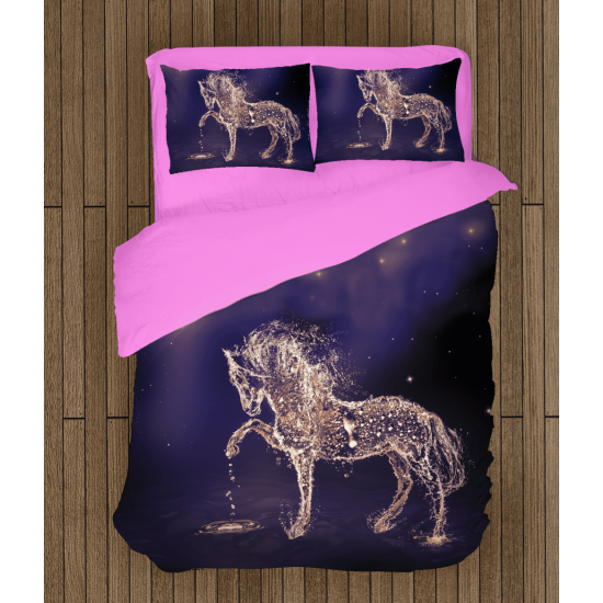 3D povlečení s přikrývkou - Water Horse