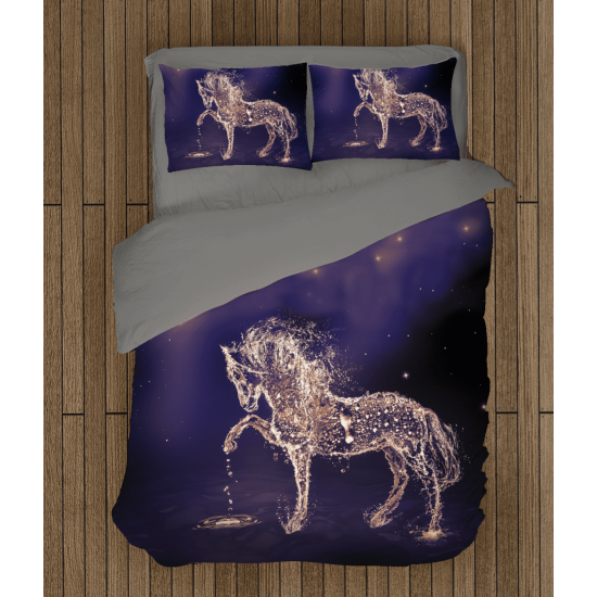 3D povlečení s přikrývkou - Water Horse