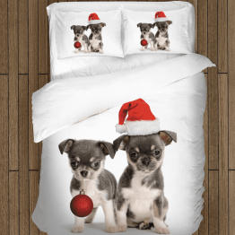 Ložní souprava - Christmas Puppies