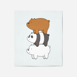 Deka na postel 3D - We Bare Bear