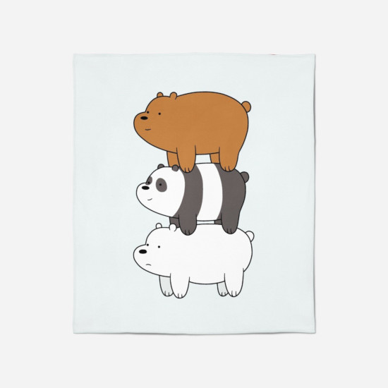 Deka na postel 3D - We Bare Bear