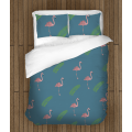 3D povlečení s přikrývkou - Flamingo
