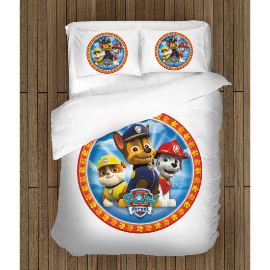 Povlečení s přikrývkou - Paw Patrol White