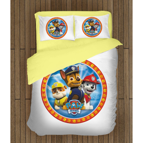 Povlečení s přikrývkou - Paw Patrol White