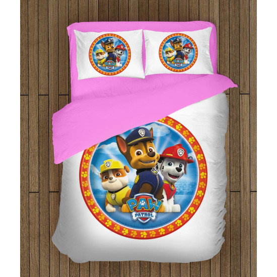 Povlečení s přikrývkou - Paw Patrol White