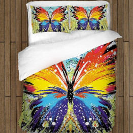 Povlečení s přikrývkou - Jazzy butterfly