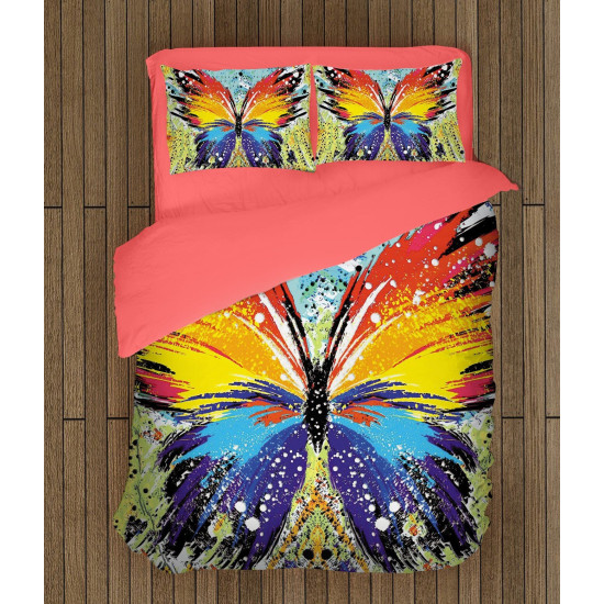 Povlečení s přikrývkou - Jazzy butterfly