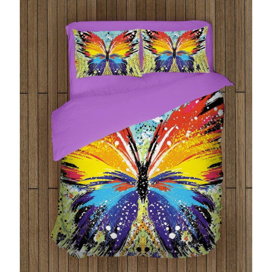 Povlečení s přikrývkou - Jazzy butterfly